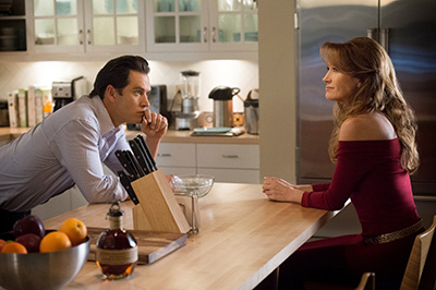 Mark-Paul Gosselaar and Jane Seymour