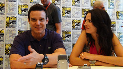 Eddie McClintock and Joanne Kelly - photo by Christiane Elin